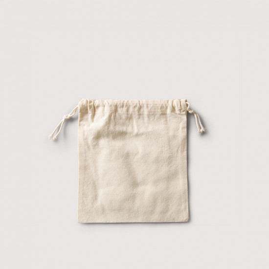 棉布束口收納袋 - 20x24cm